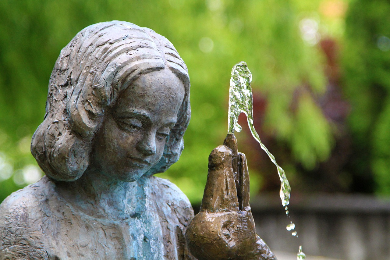 Fountain, nature, angel — How to Create a Cute Instagram Handle That Shines
