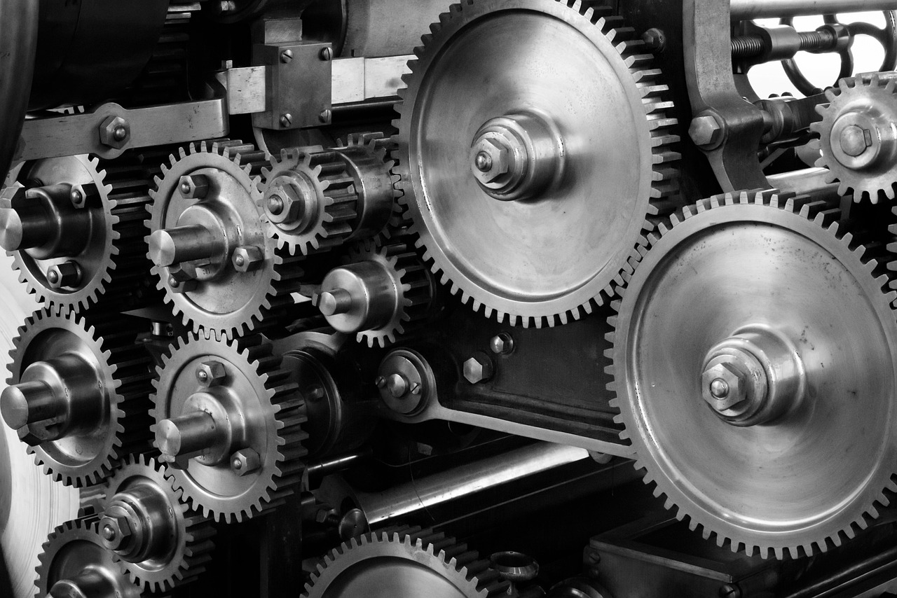 Gears, cogs, machine — Italian Recipes App