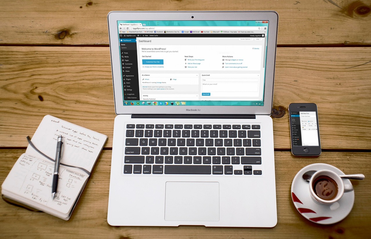 Laptop, wordpress, wordpress design — Nordiciptv: Enjoy Nordic TV at Your Fingertips
