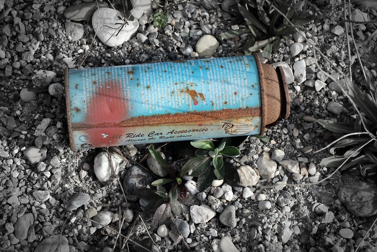 Spray can, can, environment — Reduce Landfill Impact by Participating in PP Recycling