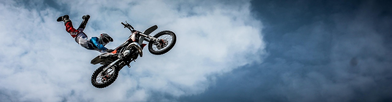 Man, biker, motorcycle — Sports Broadcasting Enhances the Fan Experience