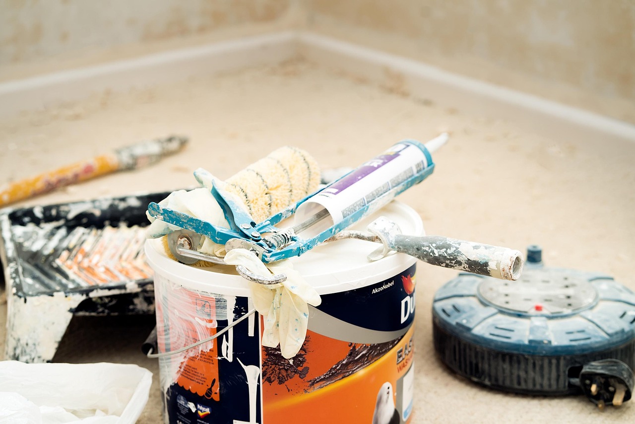 Paint, interior paint, paint bucket — Wall Moulding Panels: Elevating Your Interior with Style